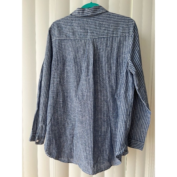 Beachlunchlounge blue/White Strip Long Sleeve Shirt - Picture 8 of 13